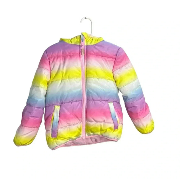 Carter's Other - Carter’s Girls Rainbow Puffer Coat 4t
